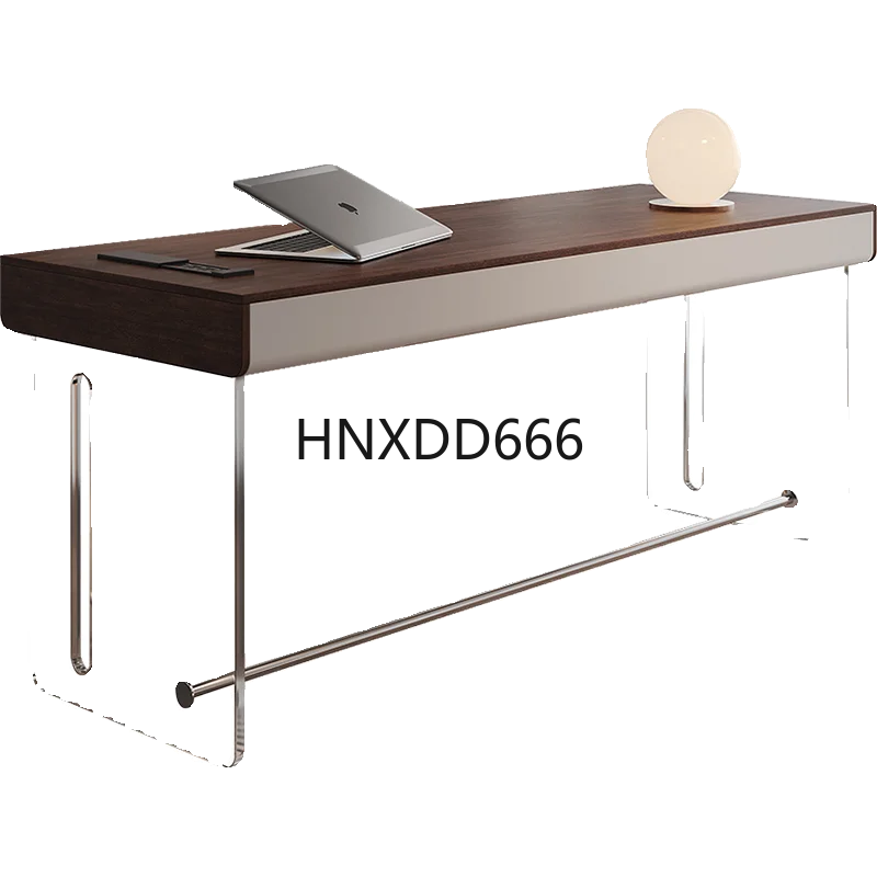 مكتب كمبيوتر معلق من الأكريليك مدمج