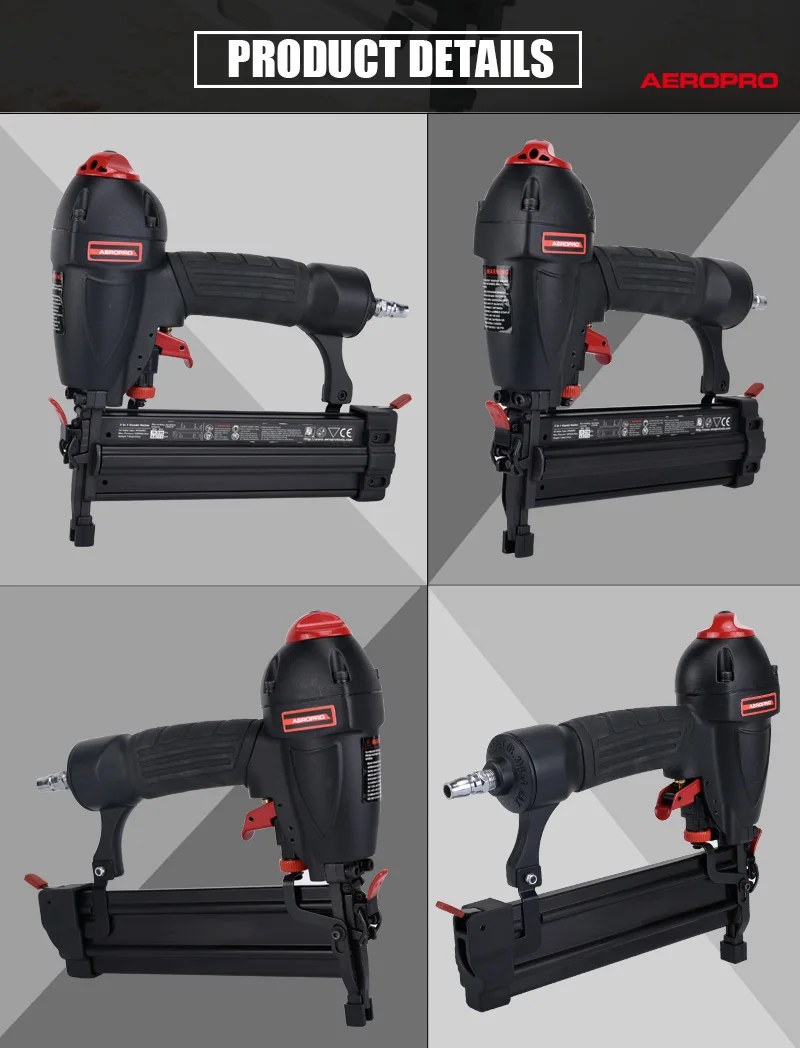 SF5040RC Heavy Duty 2-in-1 Industrial Air Nailer and Stapler With Staples Pneumatic Woodworking Tools