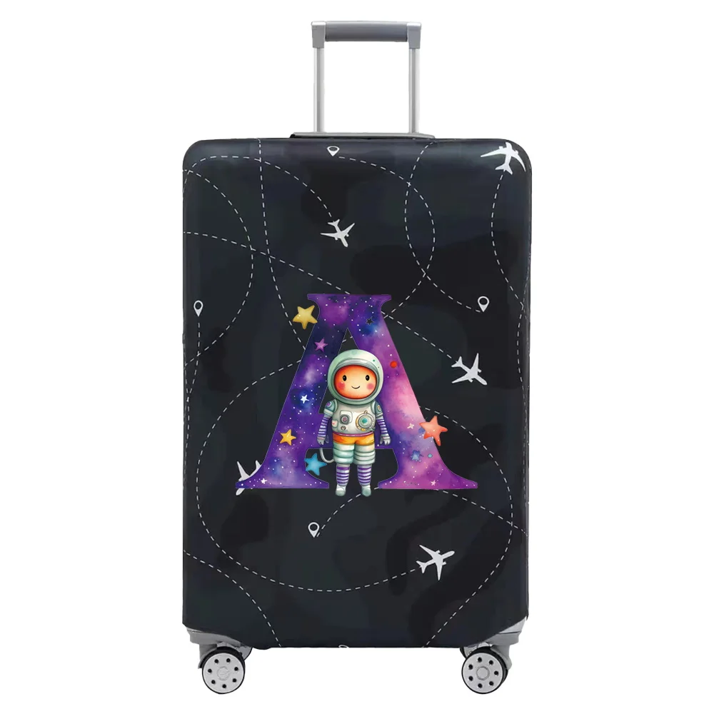 Cubierta de equipaje elástica gruesa, Fundas protectoras de equipaje, estampado de astronauta, serie para maletas de 18 a 32 pulgadas, accesorios de viaje