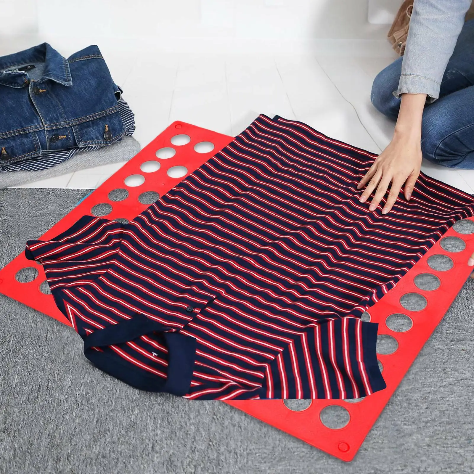 Lazy Laundry Folder Household Clothes Folding Board Laundry Liner Sorter Organizer Fast Efficient Shirt Folding Boards