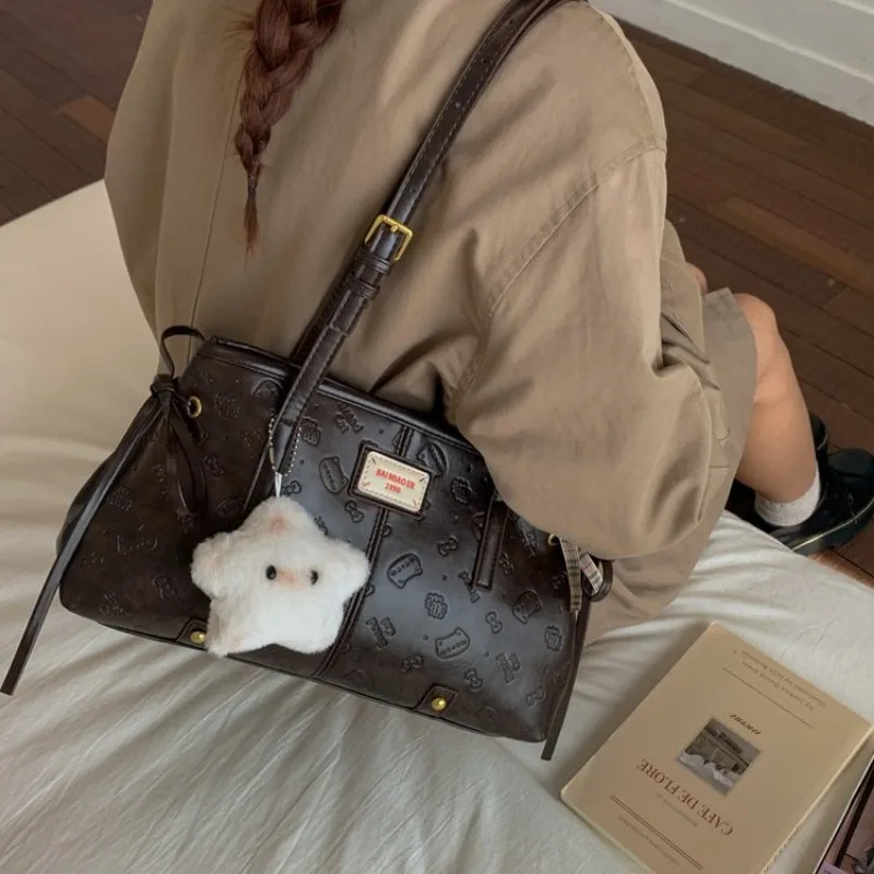 

Прочная мягкая на ощупь сумка через плечо в стиле Майяра, стеганый клатч, форма 2025, новая модель, изысканный легкий вес