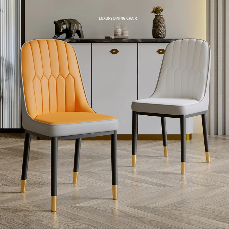 Modern Luxury Dining Chairs Backrest Lounge Living Room Simplicity Dining Chairs Stool Nordic Hotel Muebles Nordic Furniture