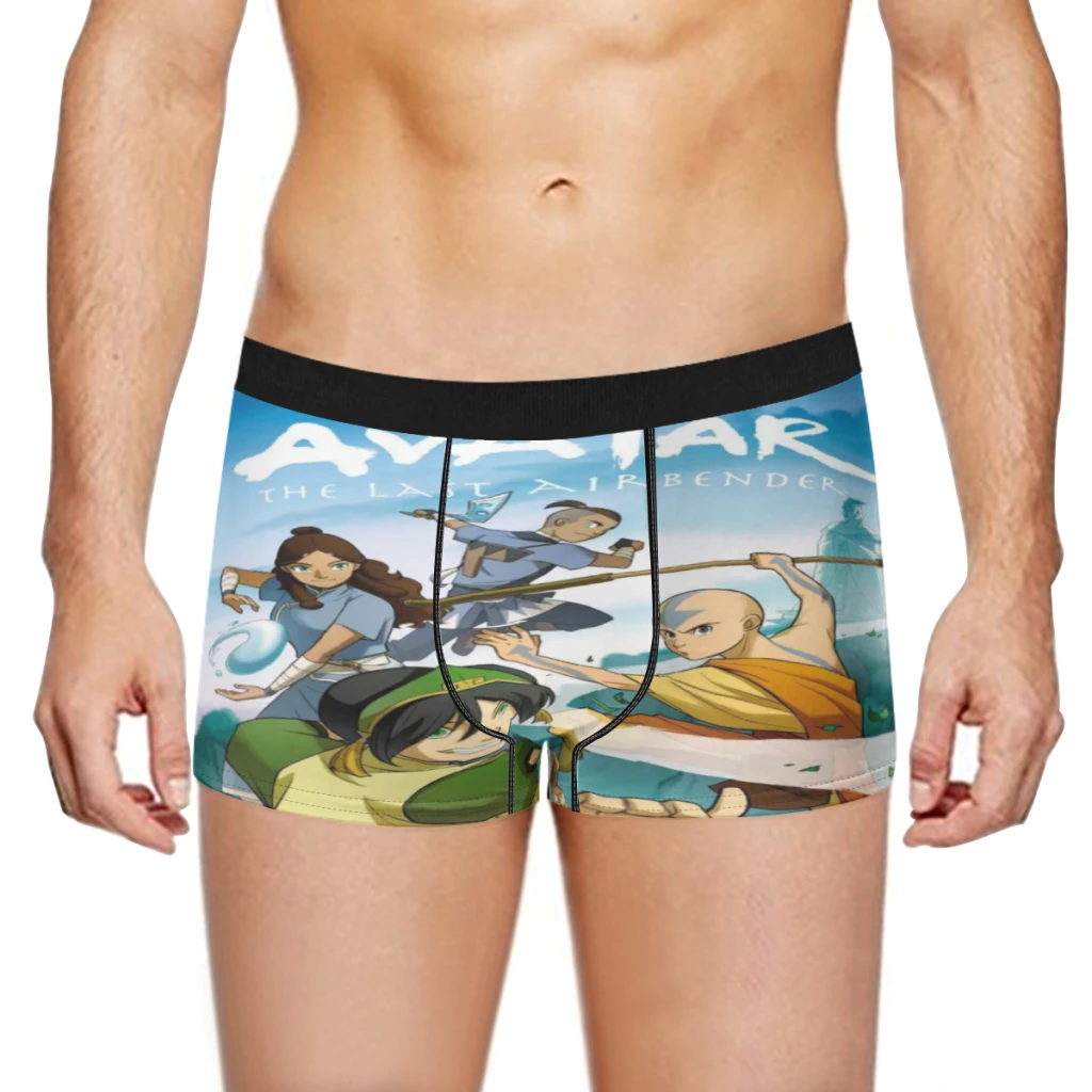 Klassieke Anime Avatar De Laatste Airbender Bokser Heren Slipje Onderbroek Mannelijke Ademende Man Boxershort Ondergoed Voor Heren