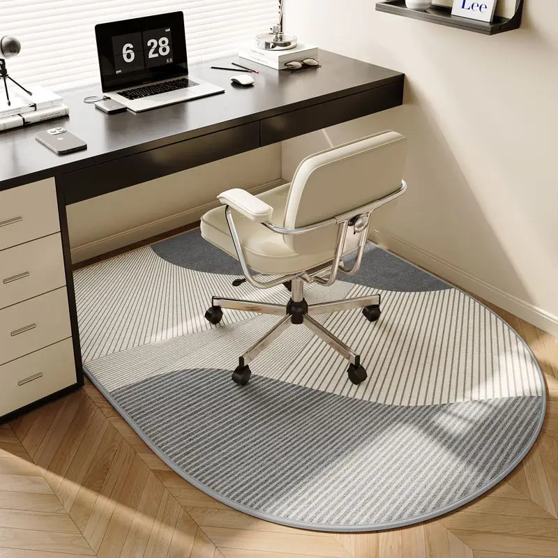 VIKAMA   Bedroom Dressing Table Blanket, Carpet  Study Swivel Chair, Computer Chair, Crystal Velvet Floor Mat, Home Decoration