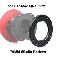 for Fanatec QR2 and QR2 Pro QR1 Adapter Plate 70mm 6 Bolt Pattern for Steering Wheels