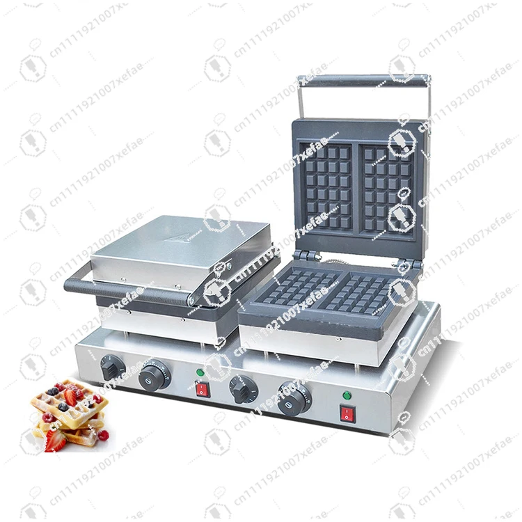 Electric Timed Biscuit Waffle Maker Machine Automatic Baking with Timer