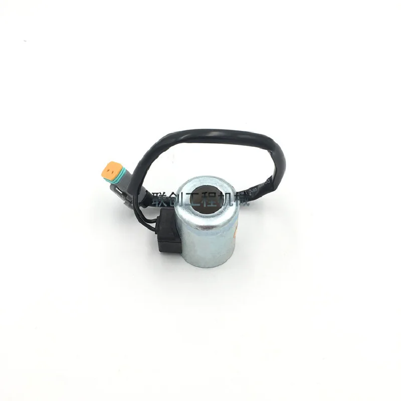 For XCMG XE60 XE80 XE85 Solenoid c Oil valve core Walking fast and slow gear pilot safety lock c Oil Excavator Parts