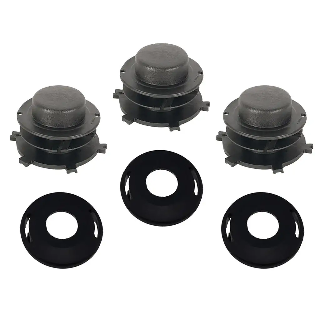 Garden Trimmer Head Cap Cover Spool Black Plastic Replacement for FS 55 80 83 85 90 100 110 120 130 Tool Parts