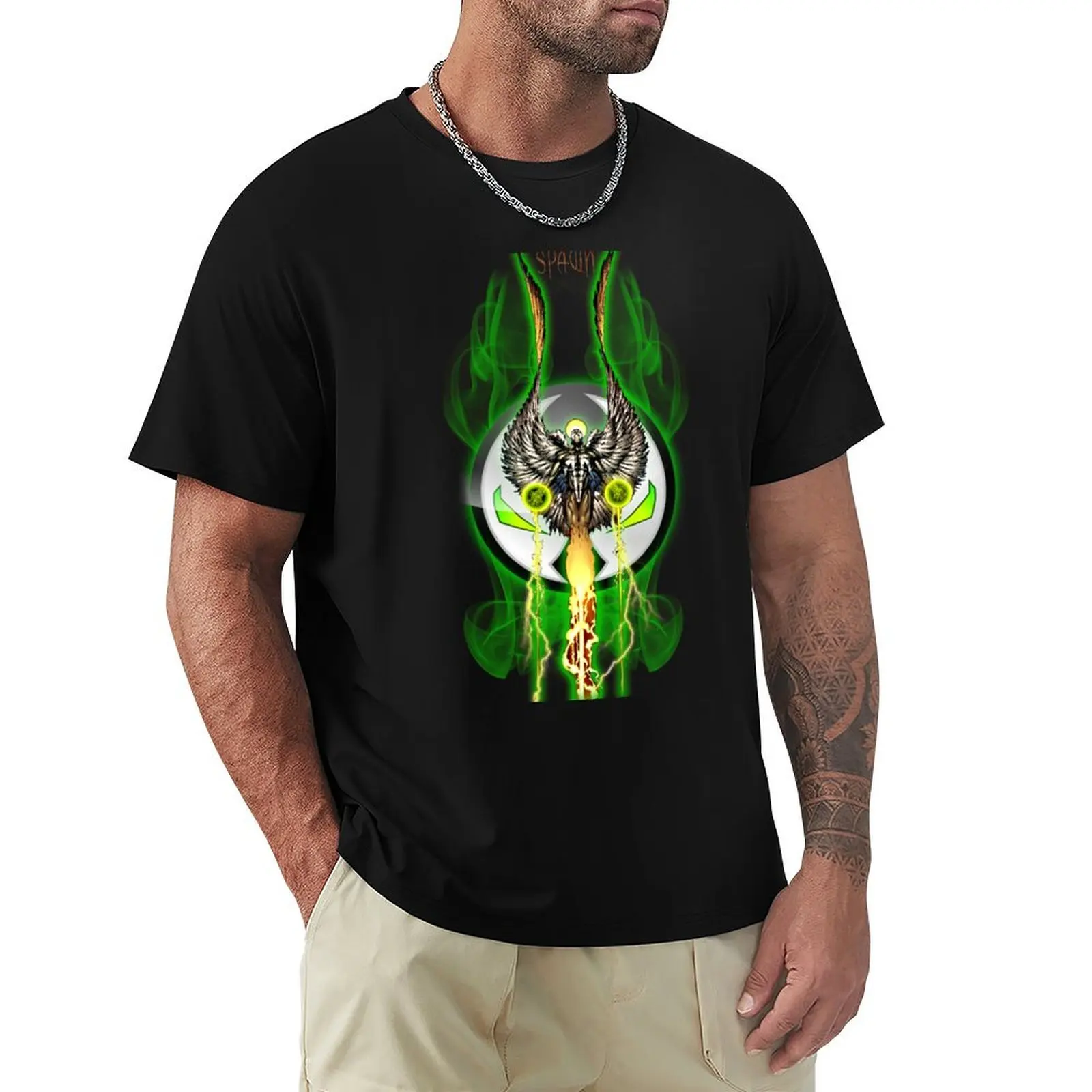 

ANGEL SPAWN T-Shirt summer clothes anime stuff plus size clothes custom t-shirts funny t shirts for men