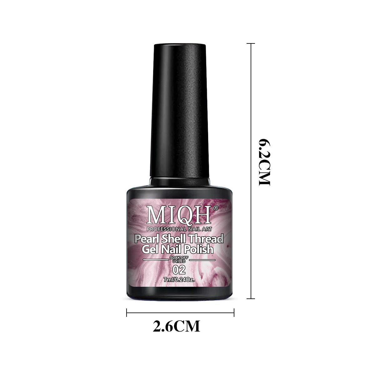 7ml 펄 젤 네일 폴리쉬 세트, 화이트 퍼플 블루 글리터 쉘 젤 폴리쉬, 쏙 오프 UV LED 경화 펄레센트 젤 폴리쉬 스월 T