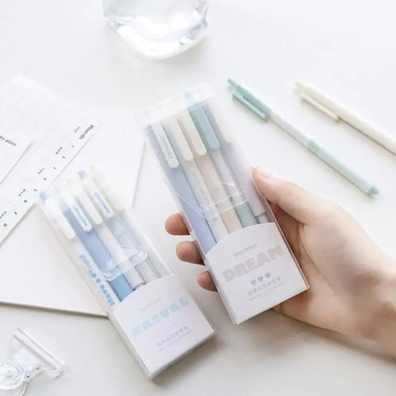 Drücken Sie Gel Stift Spezielle Für Student Prüfung Einfache Schwarz Zeichen Stift Fall-proof Multistyle Drücken Gel Stift Set Hand konto Stift
