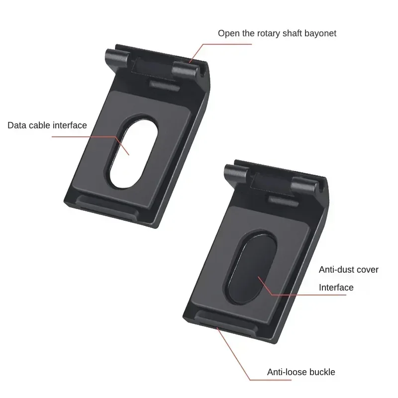 Battery Cover Removable Charging Port Adapter Door for GoPro Hero 11 Black Mini 11 10 9 8 Side Cover Case Camera Protector Mount