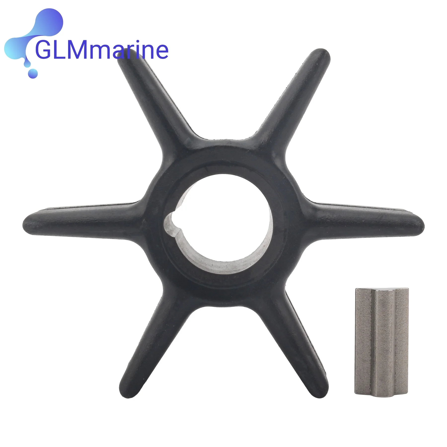 47-19453T Boat Water Pump Impeller W/ Key Compatible with Mercury Force 30 35 40 45 50 55 60 70 75 HP Outboard Engines 47-19453
