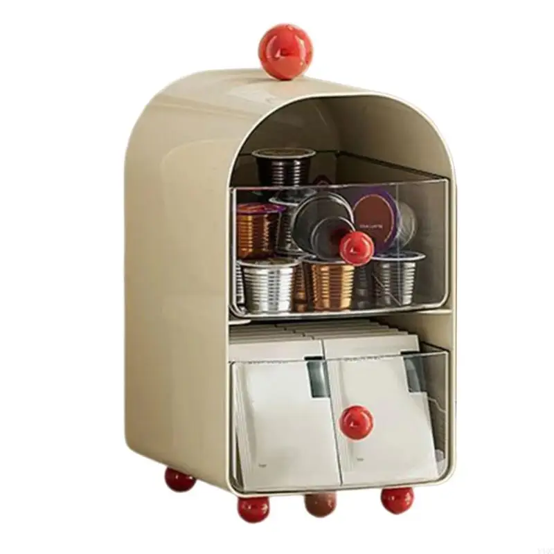 Bàn văn phòng tổ chức Hộp cà phê Teas Teas Container cho viên nang Gói đường Y4QC