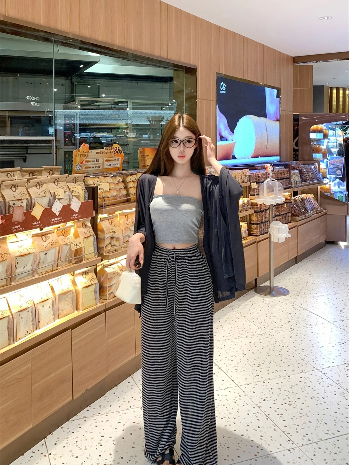 ชุดเซ็ตฤดูร้อนสำหรับผู้หญิง เส - Linen Pant Wide บทวิจารณ์และราคา