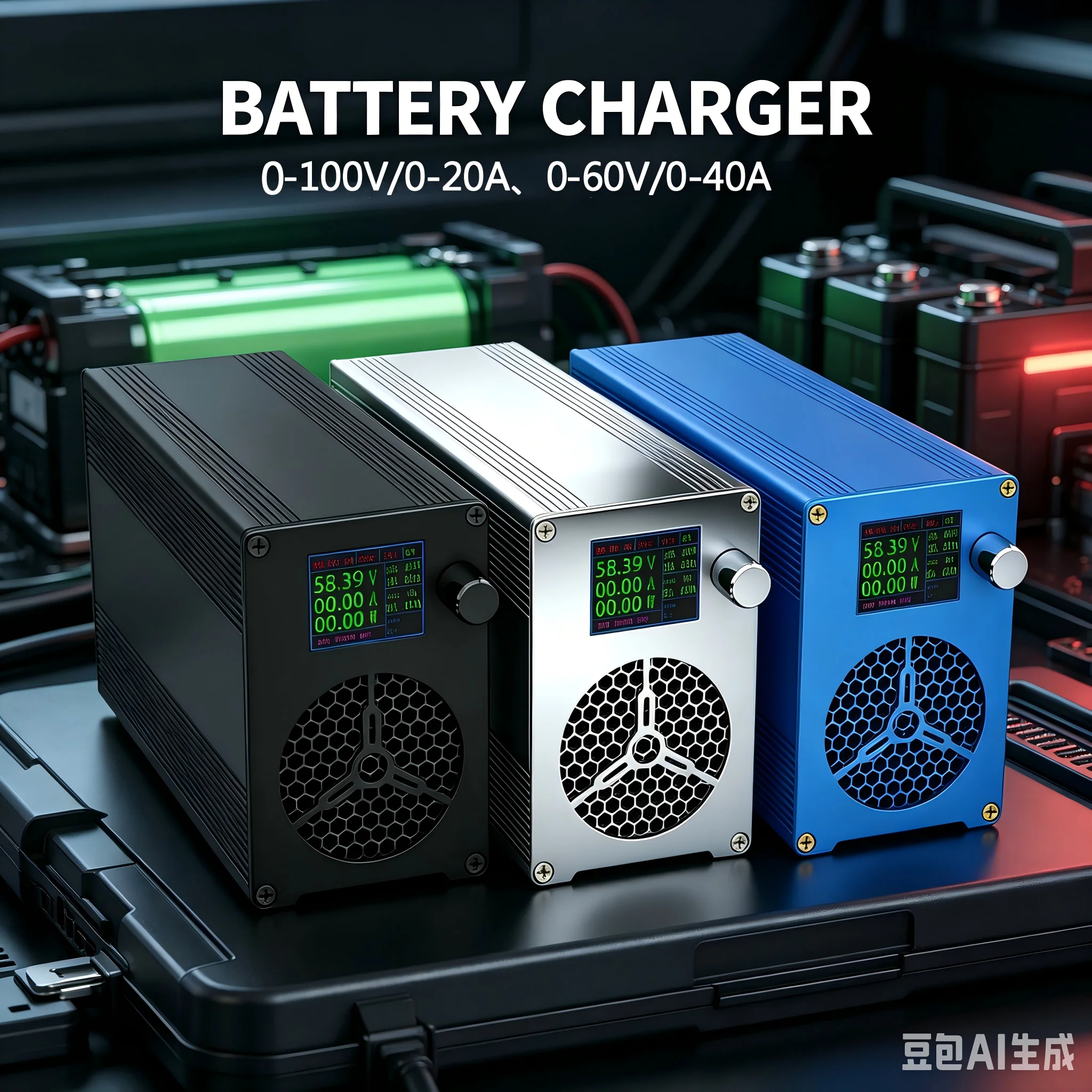 Smart Charger 24V 48V 64V 72V  - 84V 20A Smart Charger 评论和价格
