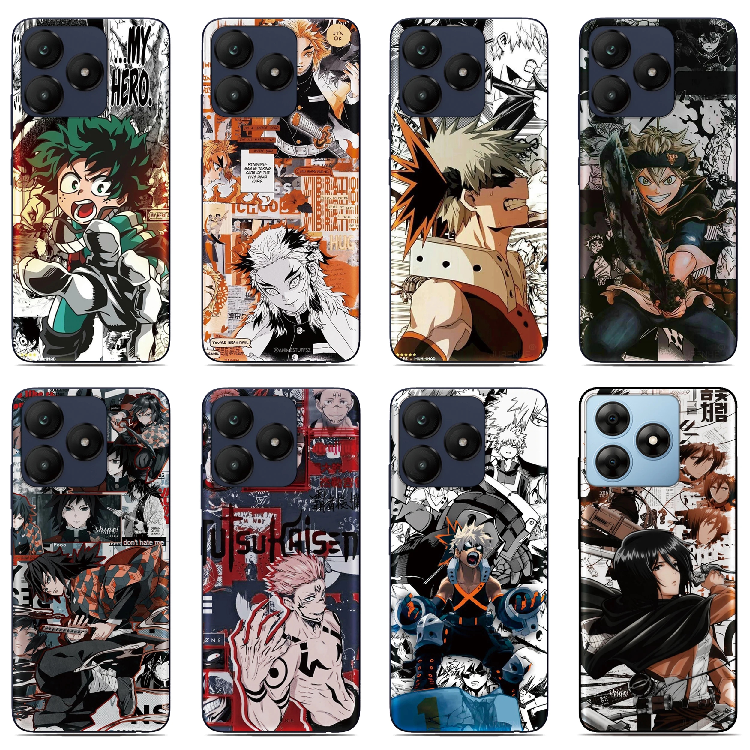 

Japanese Anime Phone Case For Samsung Galaxy A41 A14 A12 A73 A22 A23 A33 A04e A04s A04 M54 M33 A10 A10e A51 M31 M11 A11 4G Cover