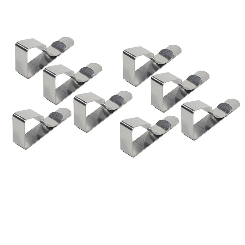 Stainless Steel Tablecloth Clamps Anti Slip Table Cover Holder For Outdoor Picnic Kitchen Dining Desk Fixing