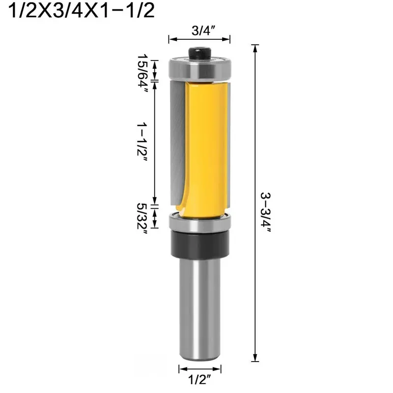 1pc 12mm shank 1/2inch  1-1/2