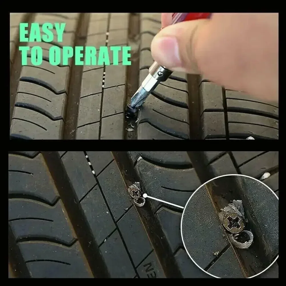 10-100PCS Car Vacuum Puncture Nails Rubbers Tapping Screws for Automotive Motorcycle Truck Bus and Agricultural Tyre Patching image 4