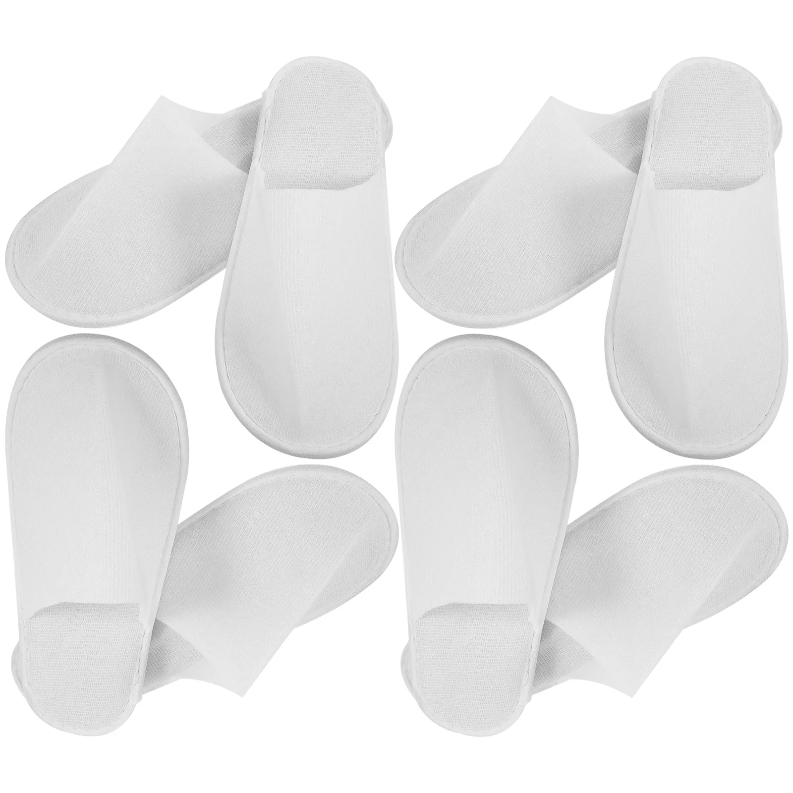 

12 Pairs Anti-slip Disposable Cloth Slippers for Hotels Bulk One Time Use Guest House Travel Spa Lightweight Soft Comfortable