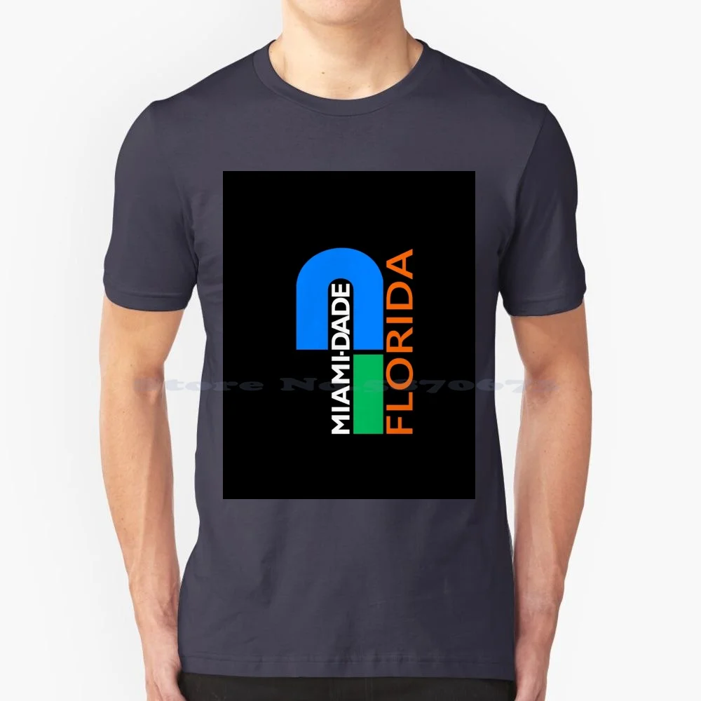 Майами-Dade, футболка из 100% хлопка, уезд Майами дэйд из США