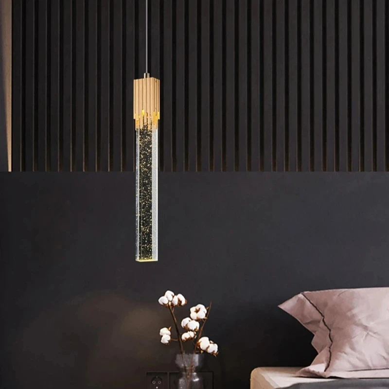 

Nordic Crystal Pendant Lights LED Ceiling Lamp Bedside Hanging Lighting for Living Room Kitchen Bedroom Ceiling Home Decor
