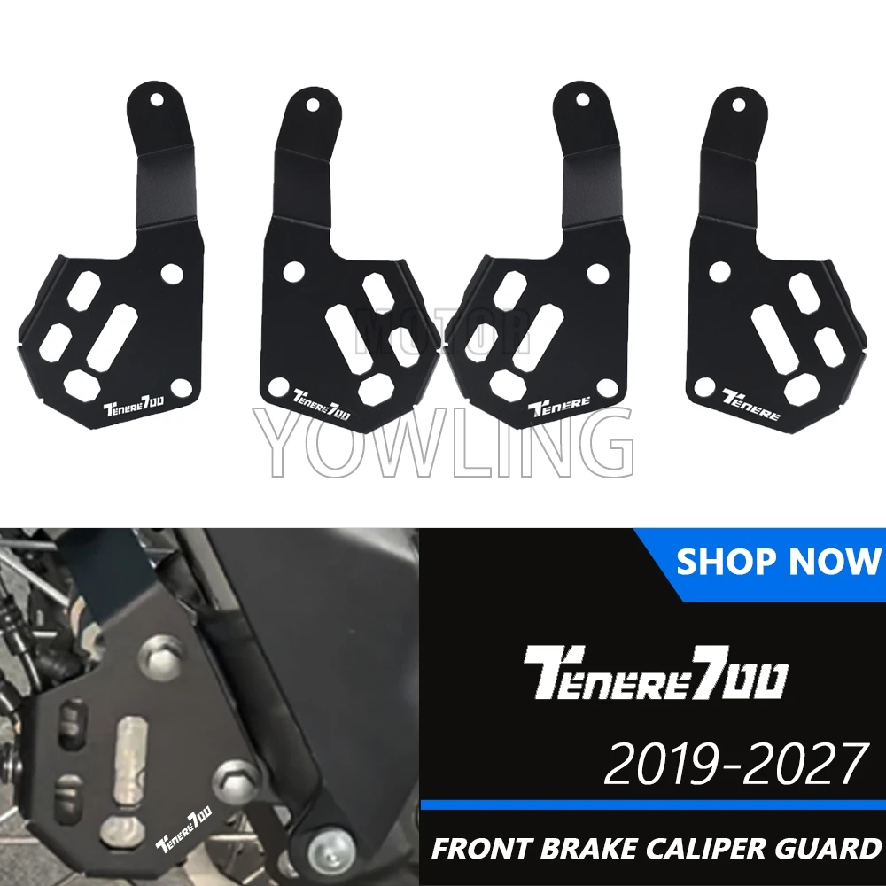 

Motorcycle Front Brake Caliper Guards Cover Protector Set For YAMAHA TENERE 700 TENERE700 World Raid / RALLY XTZ700 2019-2027