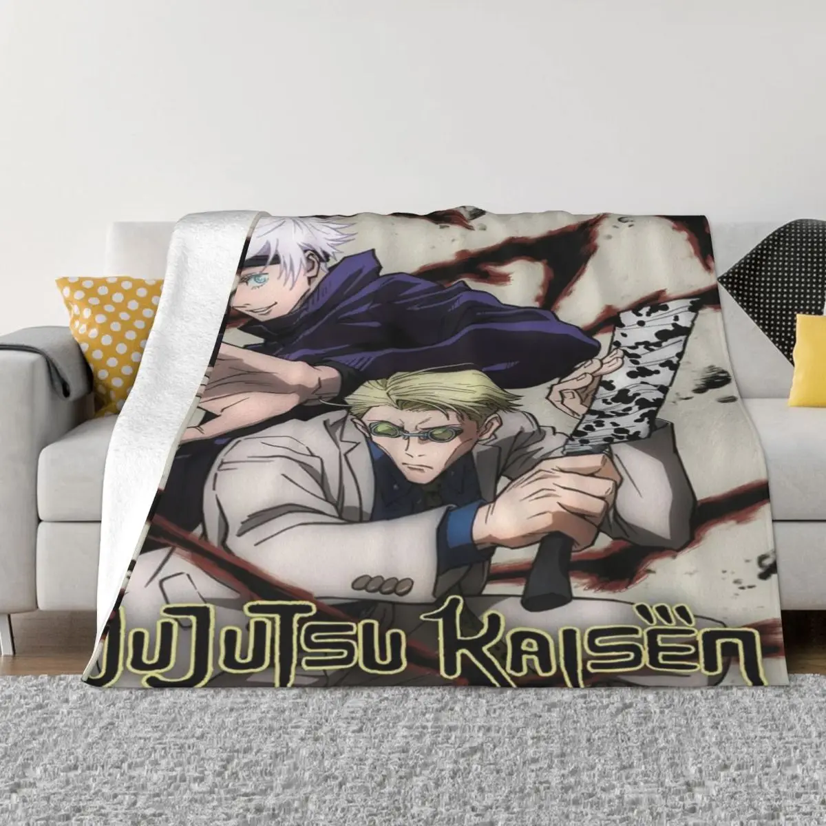 

Одеяла в стиле аниме Jujutsu Kaisen 001473, дорожное одеяло, одеяла для пар, одеяло для дома и украшения
