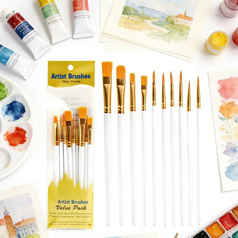 10-Piece Paint Brush Set 5