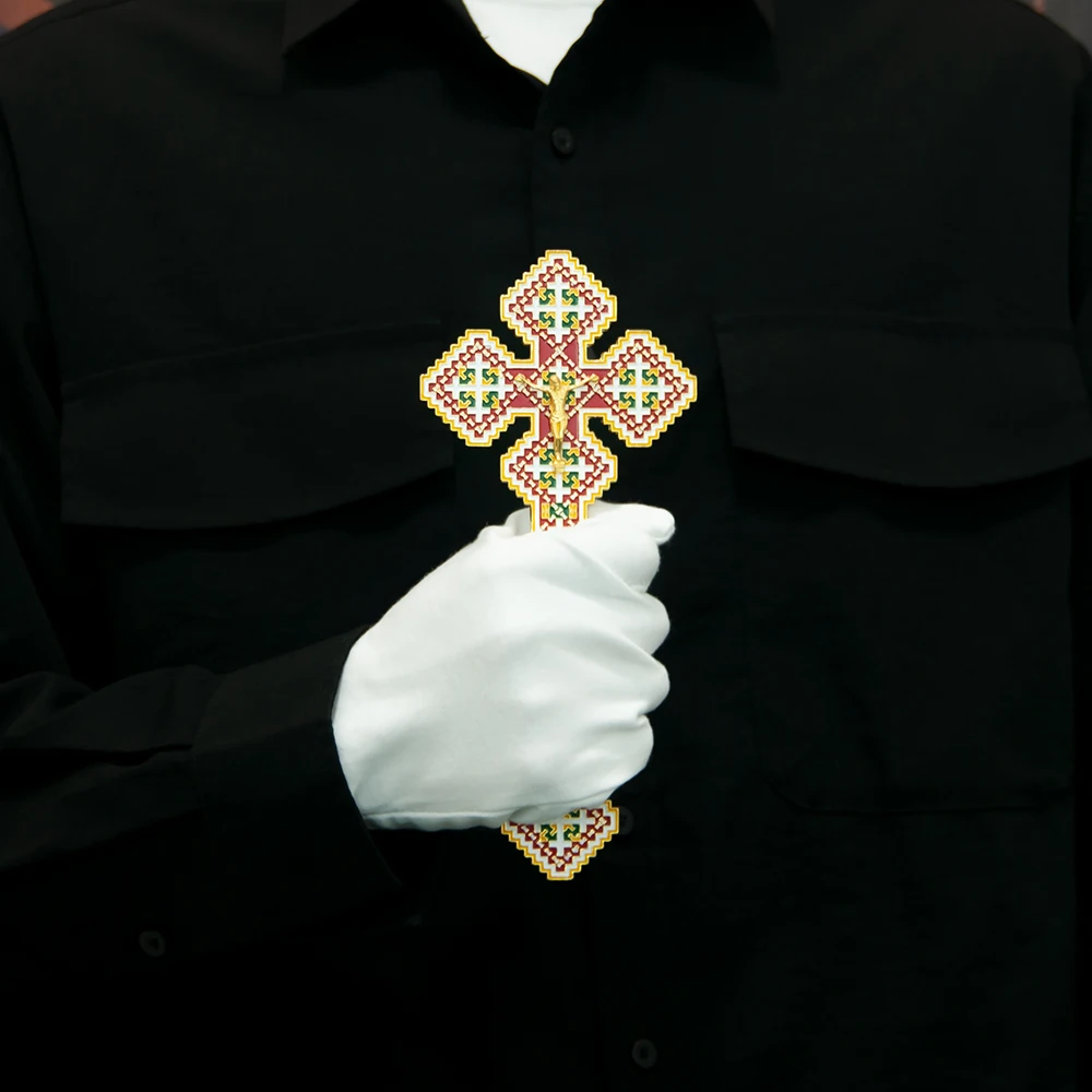 HTISOK الصليب الأرثوذكسي الشرقي البيزنطية نمط الصليب الديني المسيحي زخرفة هدايا للكاهن كنيسة زفاف عيد الفصح