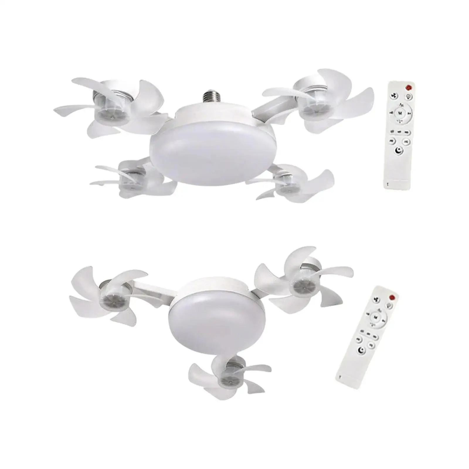 

Ceiling Fan with Light and Remote Control Decoration 3 Color Temperatures Fixture for Home Garage Living Room Kitchen Bedroom