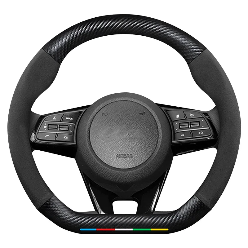 Car Steering Wheel Cover For Kia Rio Sorento K2 K3 K5 K4 Forte 5 Ceed Cee'd Proceed GT Cerato 3 Venga Forte Sonet Spectra Optima