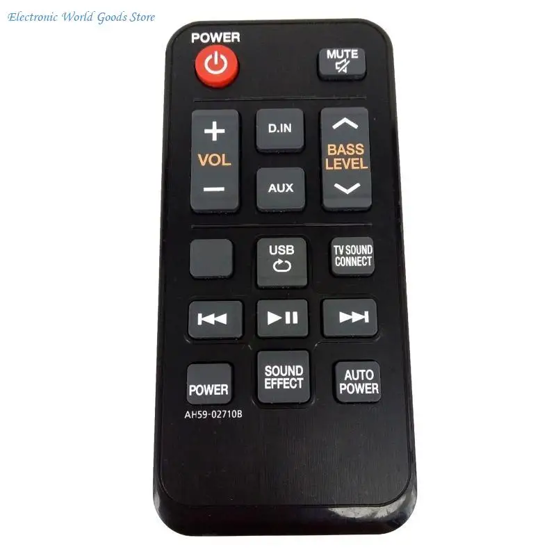 A3PD Black Remote for HW-J250 HW-JM25 for ECHO AH59-02710B Remote Controller Replacement for Audio Sound Bar