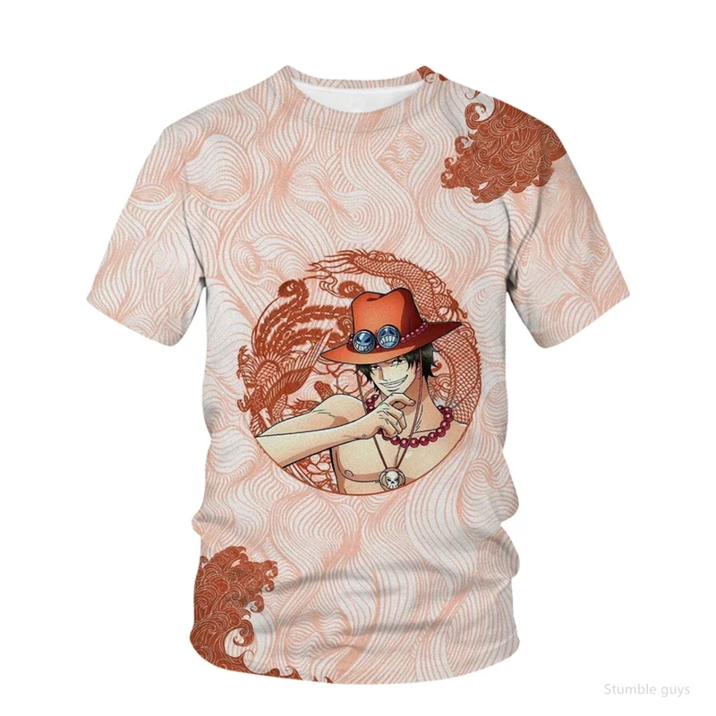 Herren Casual One Piece T-Shirt Sanji Chef Print Jungen Kleidung Mädchen Kurzarm Herren Jersey Atmungsaktive Sommeroberteile