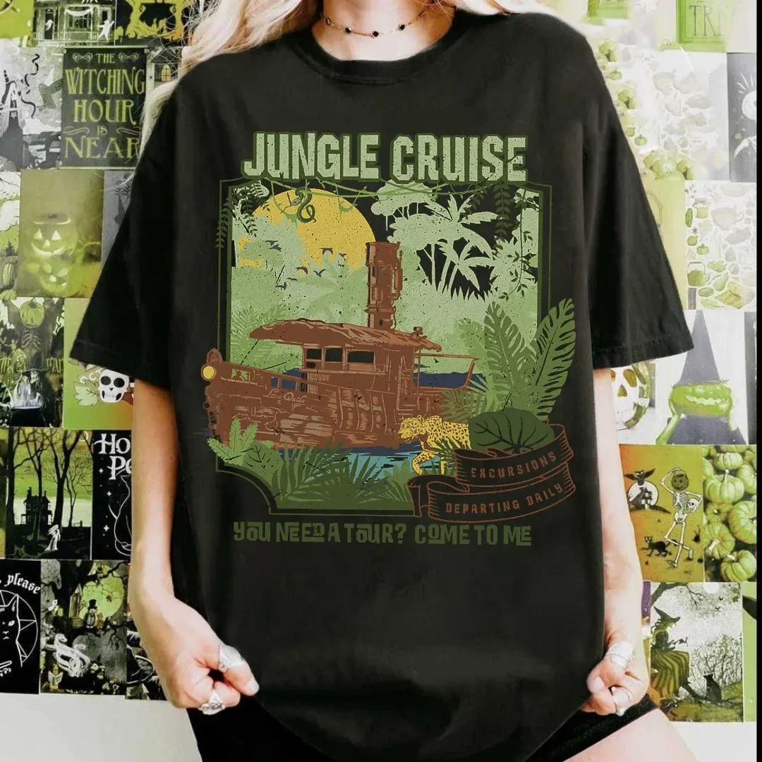 

Disney Jungle Cruise "Do You Need A Trip" "Come and Find Me!" Disneyland T-shirt, Disneyland Family Travel Clothing