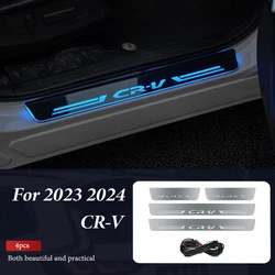 for 2023 2024 Honda crv g6 accessories floor mat interior door sill protector sticker body kit car atmosphere light