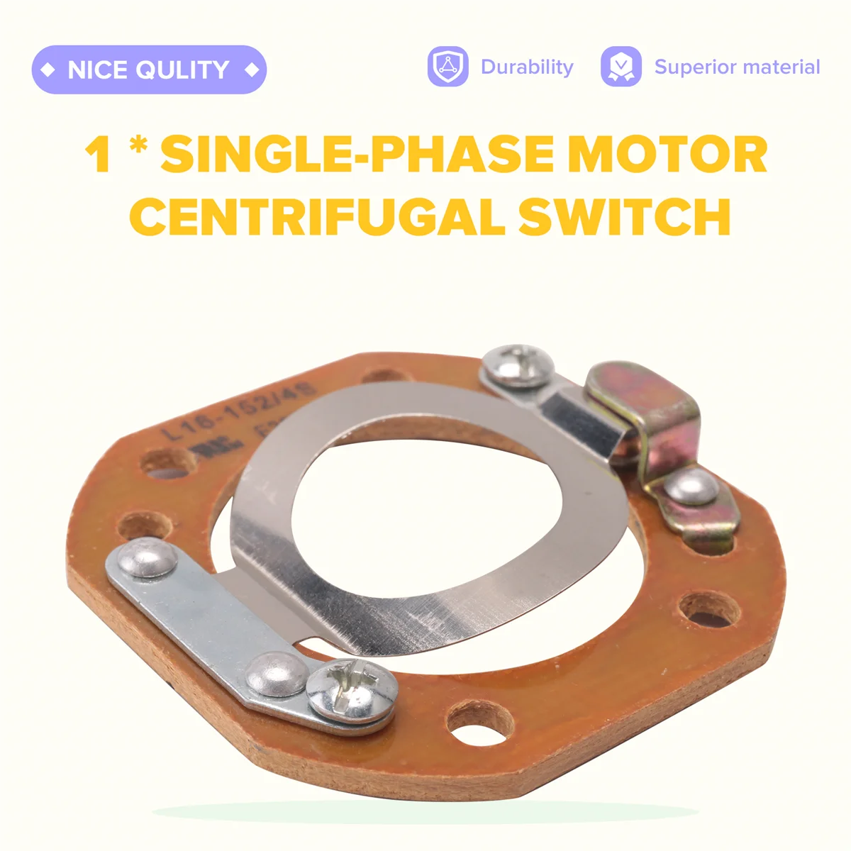 ABNJ Centrifugal Switch L14-152S Single Phase Mechanical Centrifugal Switch Induction Electric Motor Clutch Accessories