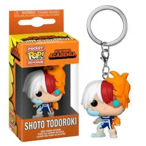 Funko POP Keychain My Hero Academia Himiko Toga Kurogiri Twice Hatsume Shigaraki Deku Bakugo Togata Dabi Midoriya Jiro Toys