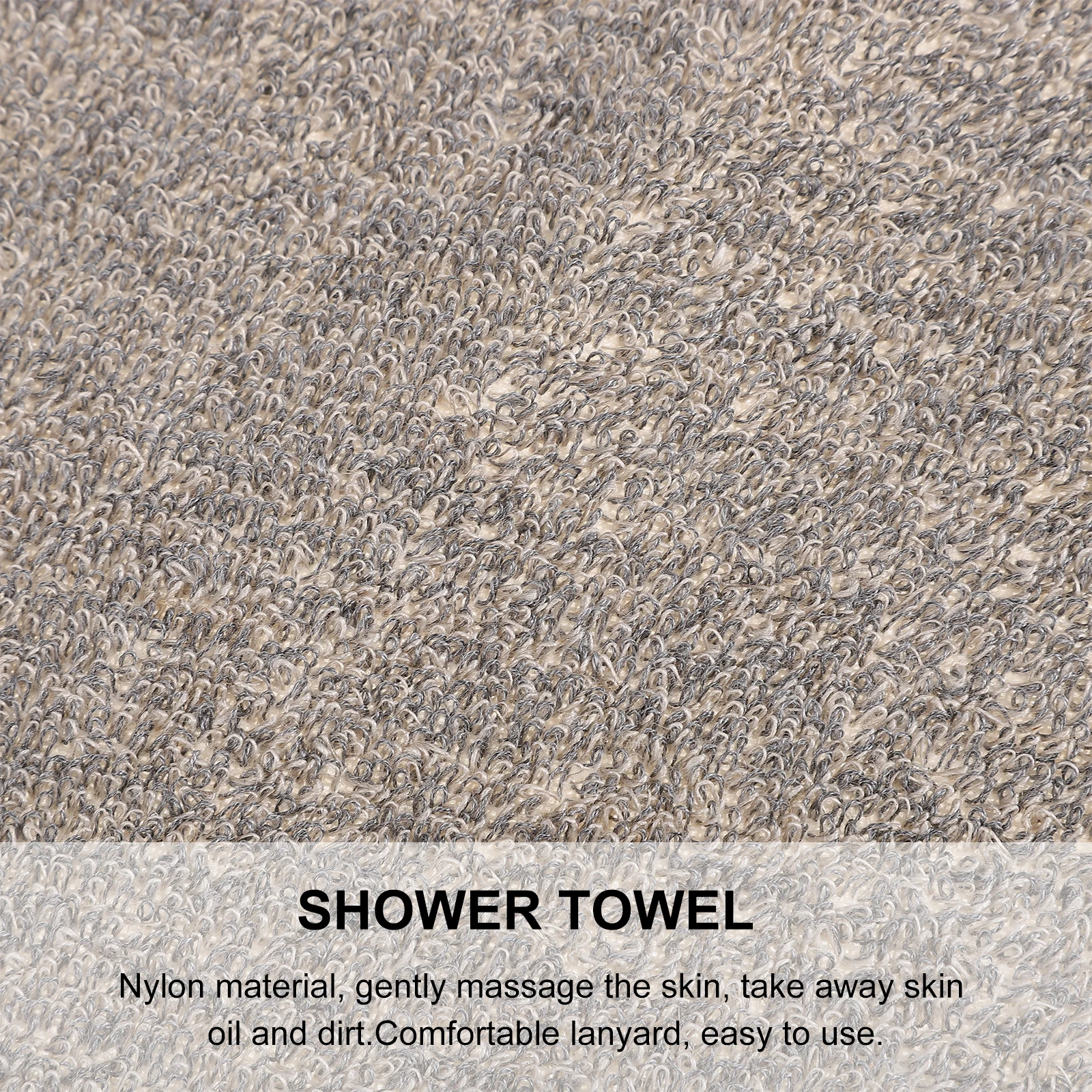 

6Pcs Bamboo Charcoal Exfoliating Cloths Body Face Scrub Towels Bath Shower Travel Use Bath Brush Scrub Towel Loofah Brush