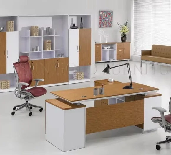 

Modern Office Furniture Table Executive Office Desk Commercial Furniture in Wood