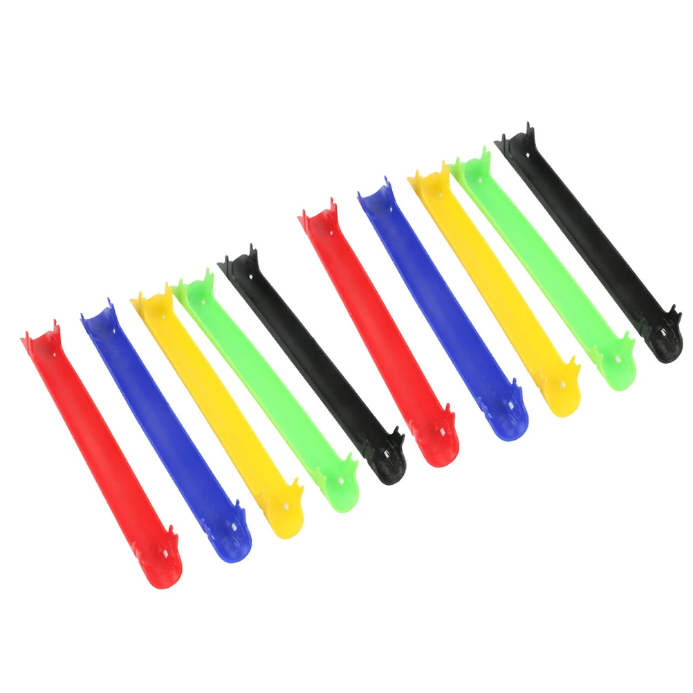 

10Pcs Bike Chain Protector Stickers Plastic Durable Reusable Protective Cover Easy Clean for Mountain Bike Chain Protector