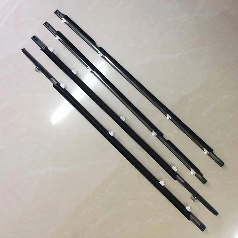 

Auto Car Front Rear door window Belt Molding Weatherstrip Trim Front & Rear Set for Honda Civic 1992 1993 1994 1995