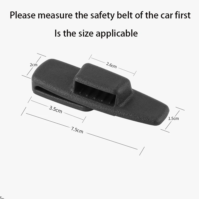 2PCS Universal Strong Car Safety Belt Protection Clip for SsangYong Actyon Turismo Rodius Rexton Korando Kyron Musso Sports