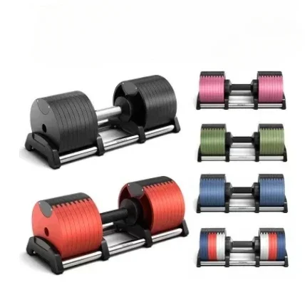 Juego de mancuernas de hierro fundido para fitness en casa para hombre, fábrica de mancuernas ajustables, 16/20/24/32KG