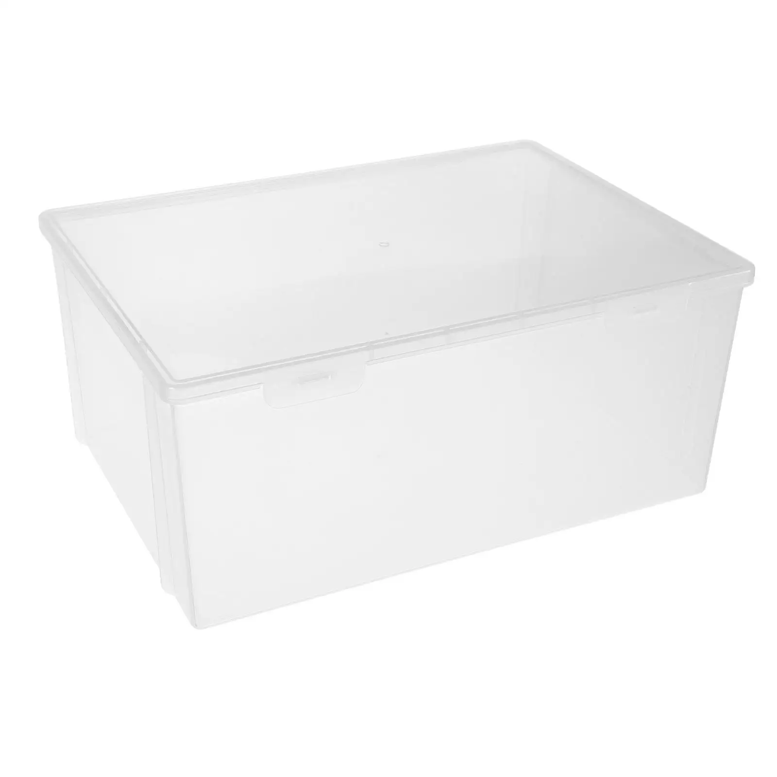 

2PCS Dustproof Transparent Storage Boxes for DVDs Comic Albums with Moisture Protection Home Organization Solutions