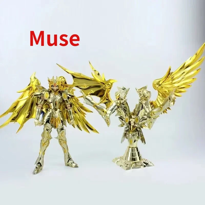 In Stock GT Model Saint Seiya Myth Cloth EX SOG Gemini Saga Soul of Gold Divine Armor with Totem Action Figure Toys Gifts