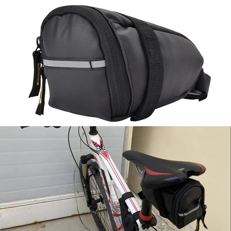 

1L Mountain Bicycle Tail Bags Rainproof MTB Road Cushion Saddle Bags Bike Seatpost Rear Storage Pouch Cycling Equipment