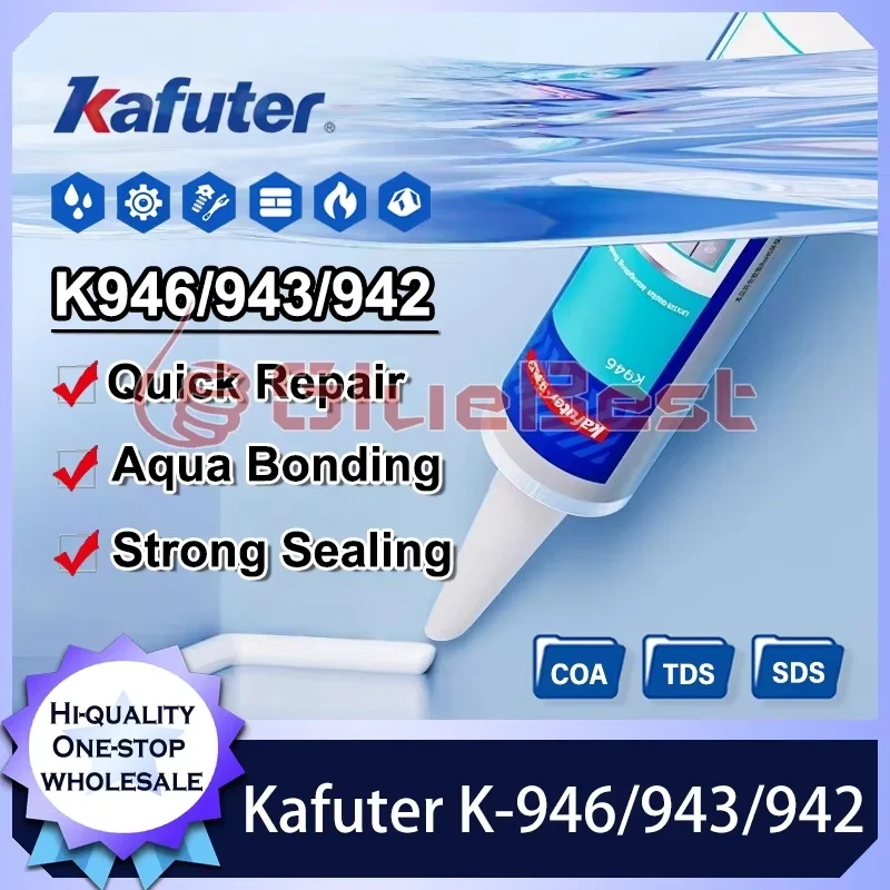 Kafuter K-946 Anaerobic Threadlocker Sealant Red Medium Strength for Metal Bolt Screw Locking Automotive Machinery Maintenance