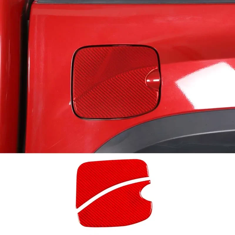 

For Toyota Tacoma 2015 2016 2017 2018 2019 2020 2021 2022 Soft Carbon Fiber Car Fuel Tank Cap Trim Sticker Car Accessories